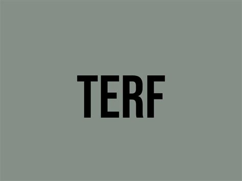 terf slang|More.